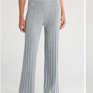 Barefoot Dreams Light Gray Wide Leg Pants